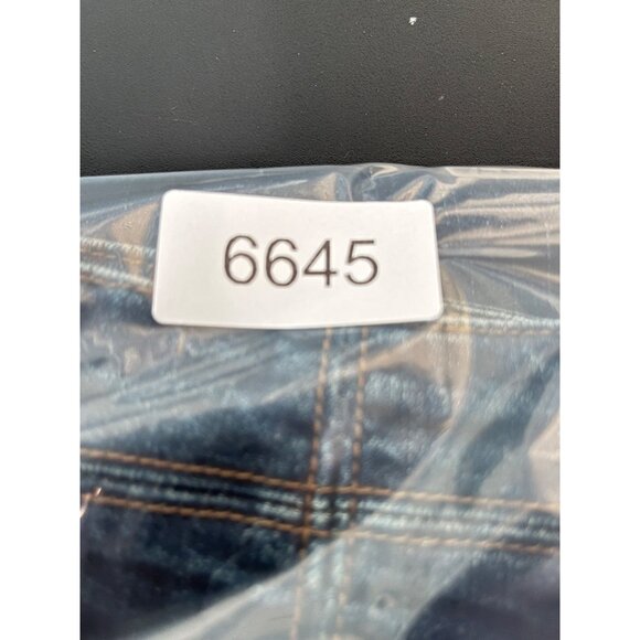 Free People Lace-Up Jeans With Back Pockets Dark Wash Denim Size 28‎ - Picture 9 of 9